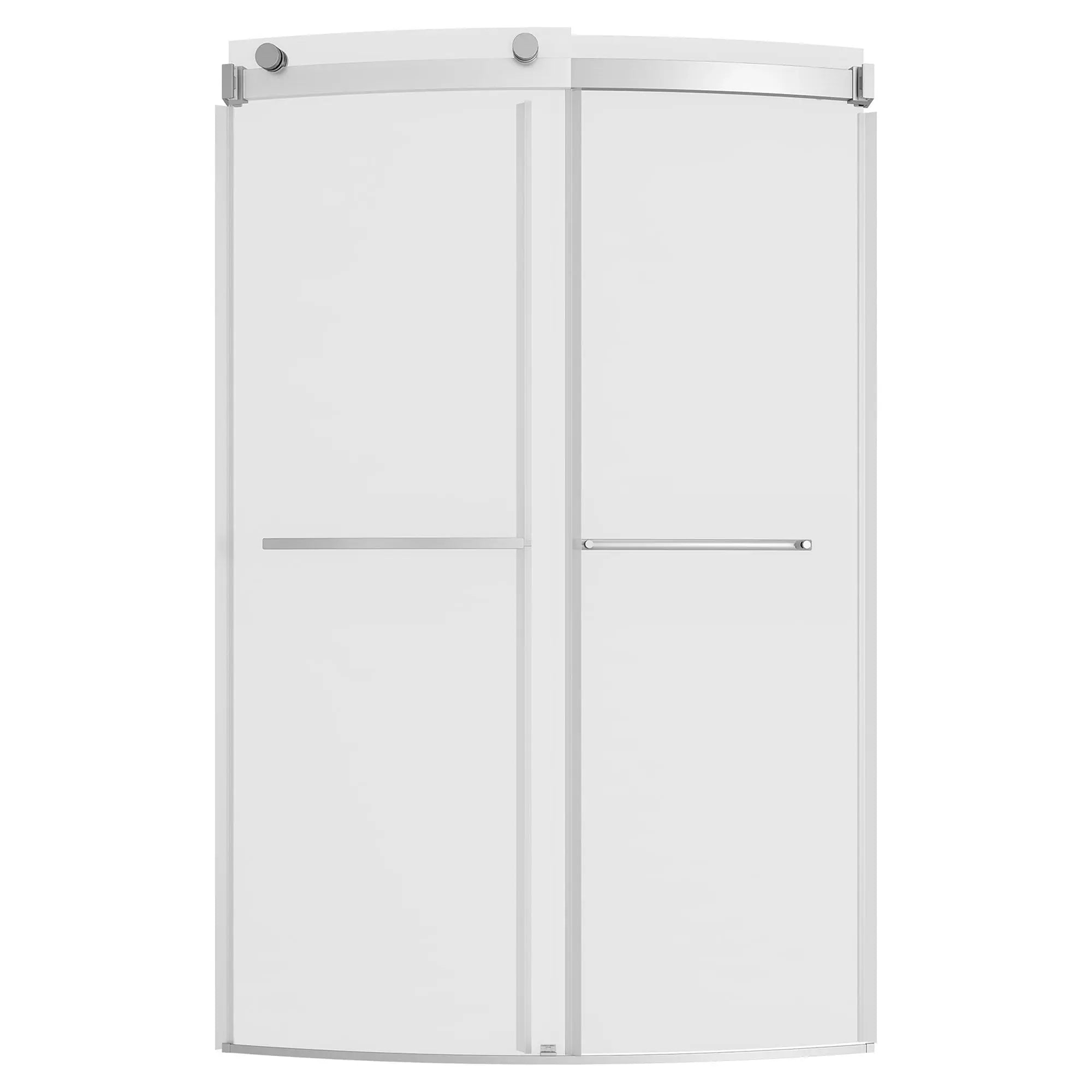 OVATION CURVE 48X72 BARN SHOWER DOOR, BN // SILVER SHINE // 186215_Ovation_SiloFront_AM00845400.213_0001_Sept2023_0_CDNwebp.webp