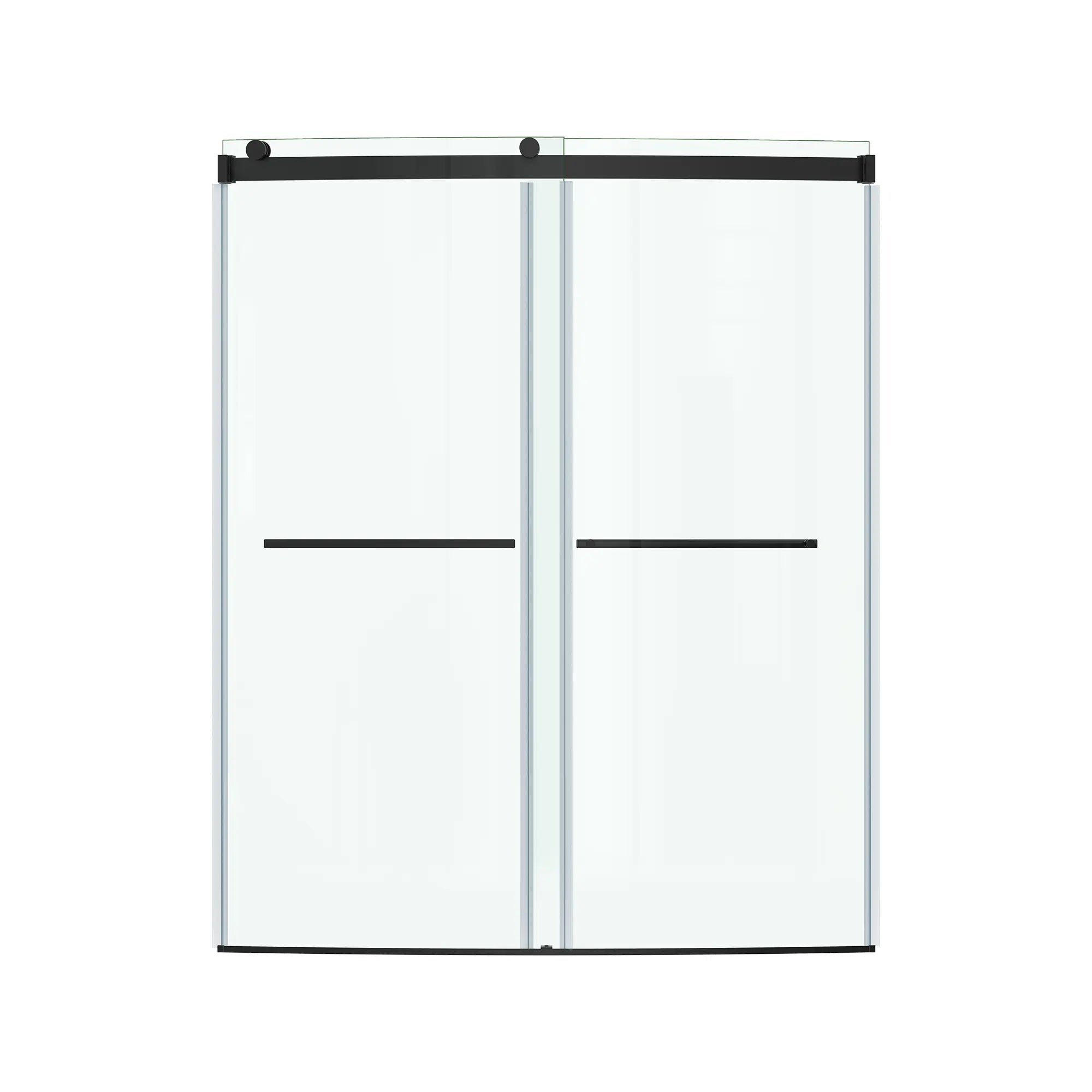 OVATION CURVE 60x72 BARN SHOWER DOOR, BN // MATTE BLACK // 186219_Ovation_SiloFront_AM00844400.243_0001_September2023_0_CDNwebp_c685682e-b4ad-441f-b7bf-9cc1986c56c8.webp