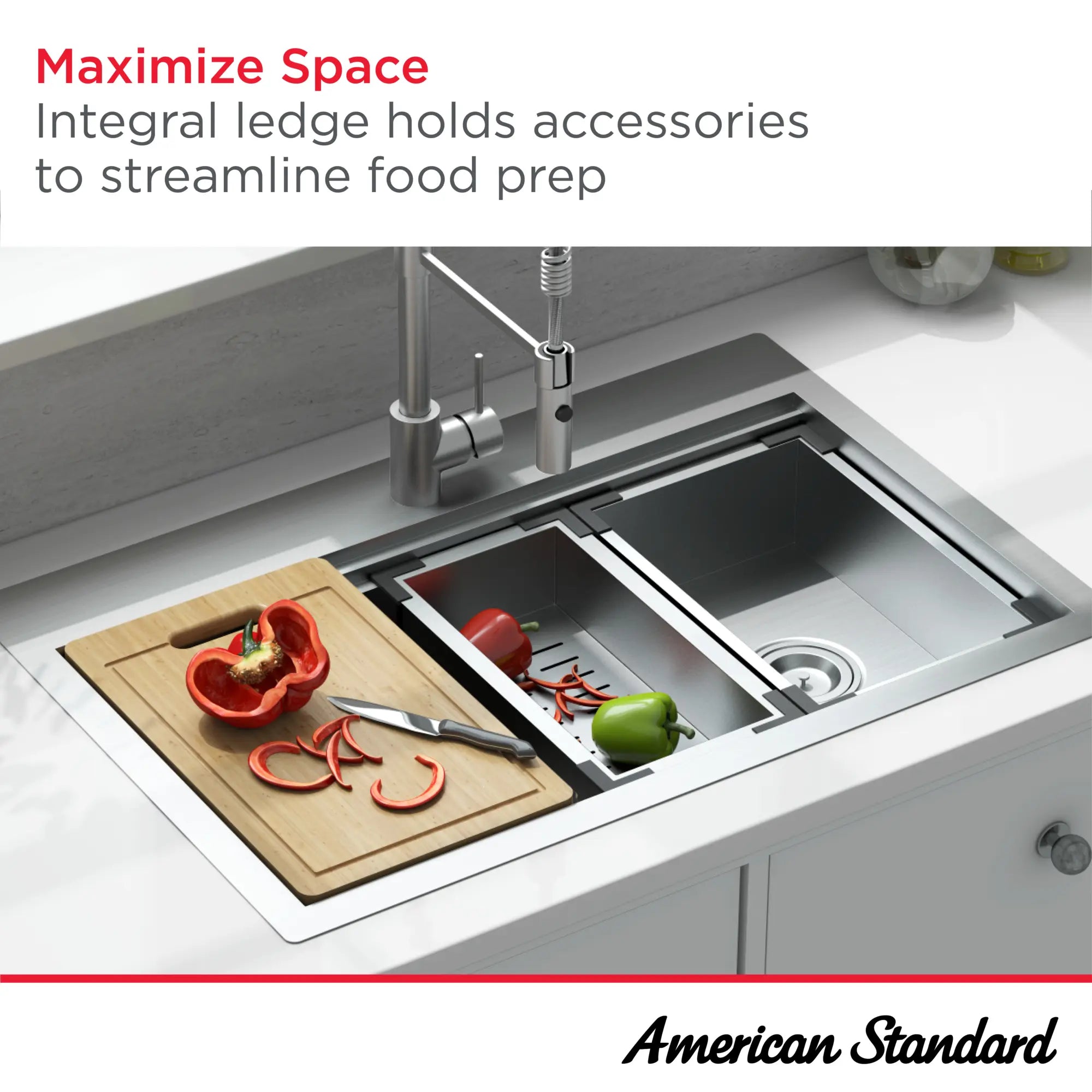 Chive® 33 x 22-Inch Stainless Steel Workstation Kitchen Sink // STAINLESS STEEL // 187633_Chive_Infographic_18SB9332211WS_0001_OCT2023_0_CDNwebp_a5ce4358-2df2-4478-af6b-90df5a0447a5.webp