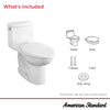 [2535228.020] Transform One-Piece 1.28 gpf/4.8 Lpf Chair Height Elongated Toilet With Seat - White