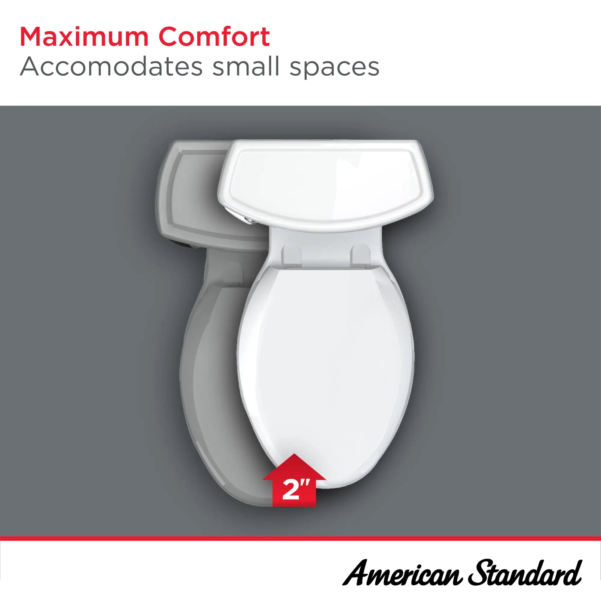 Cadet® PRO Two-Piece 1.6 gpf/6.0 Lpf Compact Chair Height Elongated Toilet Less Seat // WHITE // 187731_MaximizeSmallSpaces_Infographic_Generic_0001_OCT2023_0_CDNwebp.webp