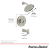 [7417502.295] Rumson® Tub and Shower Trim Kit With Valve - Brushed Nickel