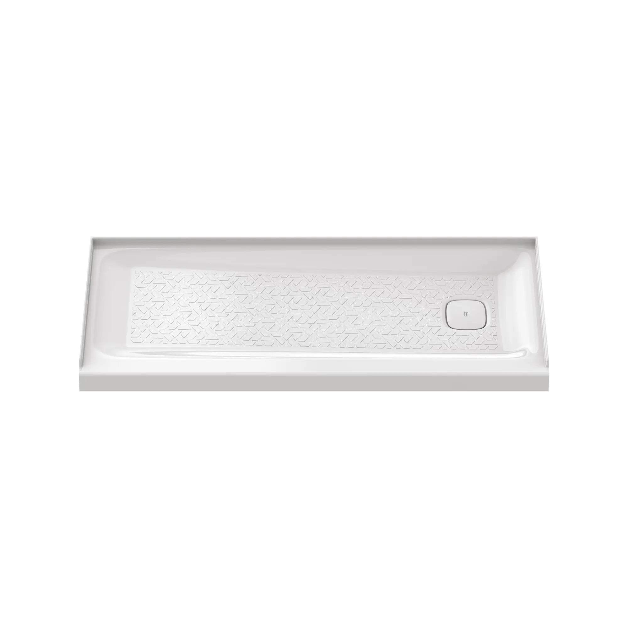 Aspirations 60 x 30-Inch Single Threshold Shower Base With Right-Hand Drain // 60 X 30 IN / RIGHT / WHITE // 188279_Aspirations_SiloFront_A8019T-RHO.020_0001_APRIL2023_0_CDNwebp.webp