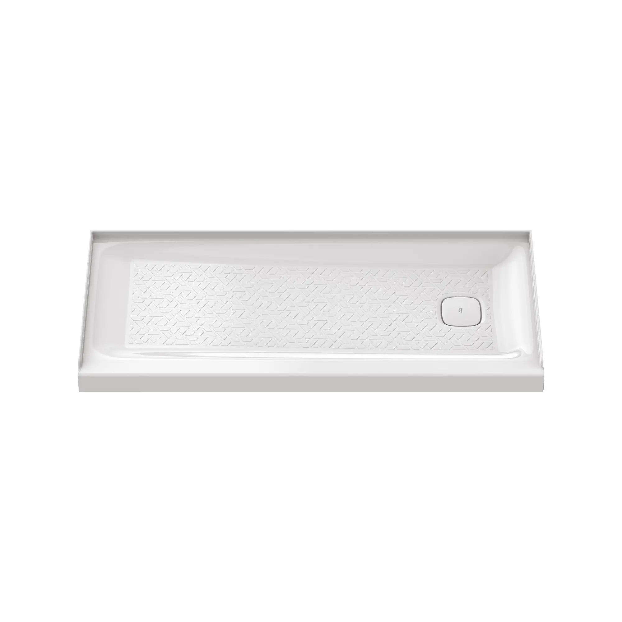 Aspirations 60 x 32-Inch Single Threshold Shower Base With Right-Hand Drain // 60 X 32 IN / RIGHT / WHITE // 188281_Aspirations_SiloFront_A8020T-RHO.020_0001_APRIL2023_0_CDNwebp.webp