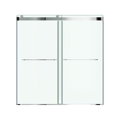 Aspirations 60 x 60-Inch Frameless Sliding Bathtub Door