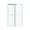 [AM00855400.213] Aspirations 48 x 72-Inch Frameless Sliding Shower Door - Brushed Nickel
