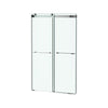 [AM00855400.213] Aspirations 48 x 72-Inch Frameless Sliding Shower Door - Brushed Nickel