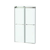 [AM00855400.295] Aspirations 48 x 72-Inch Frameless Sliding Shower Door - Brushed Nickel