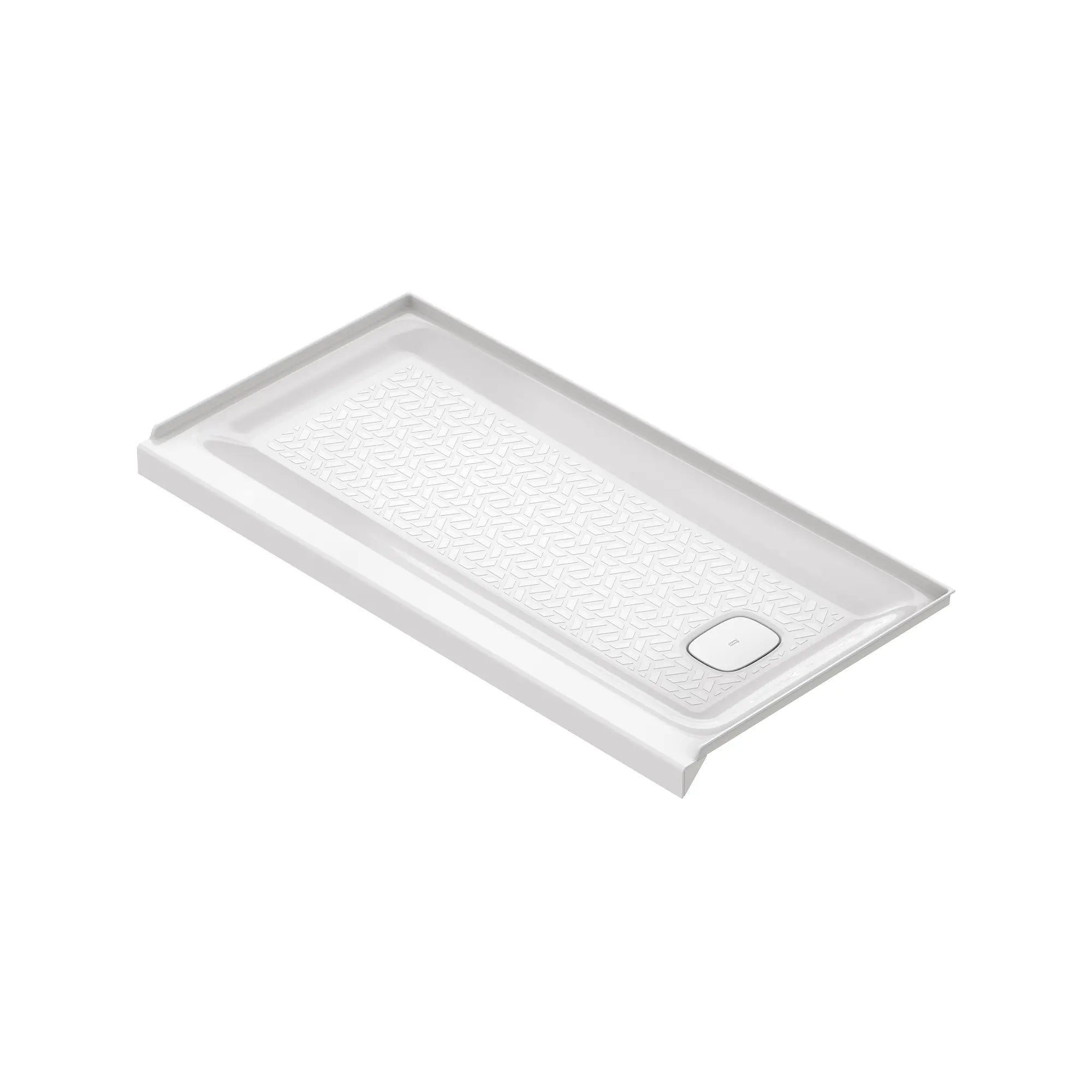 Aspirations 60 x 30-Inch Single Threshold Shower Base With Right-Hand Drain // 60 X 30 IN / RIGHT / WHITE // 188310_Aspirations_SiloLeft_A8019T-RHO.020_0001_APRIL2023_0_CDNwebp.webp