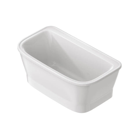 Aspirations 60 x 34-Inch Freestanding Bathtub With White Drain and Overflow
