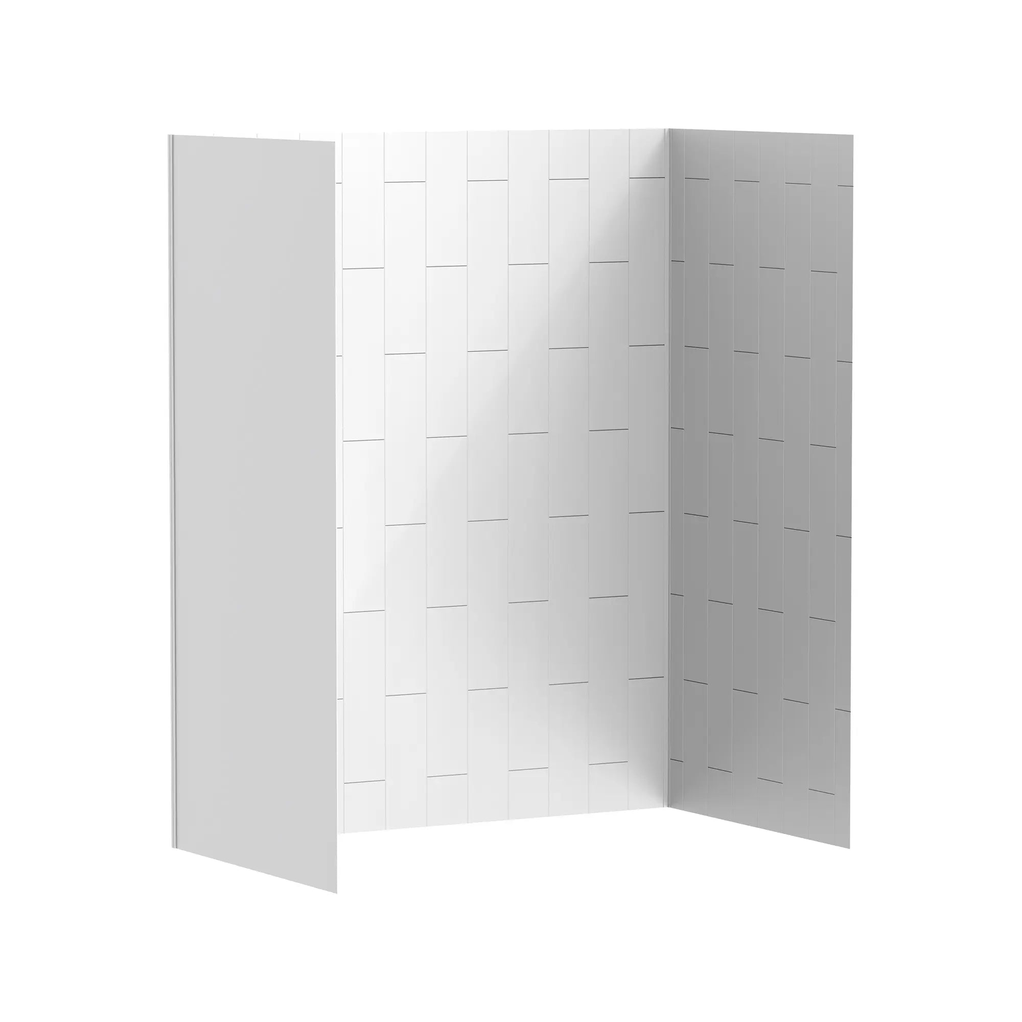 Aspirations 60 x 36 x 72-Inch Vertical Tile Bath Wall Set // WHITE // 188352_Aspirations_SiloRight_2952BWT36_0001_APRIL2023_0_CDNwebp.webp