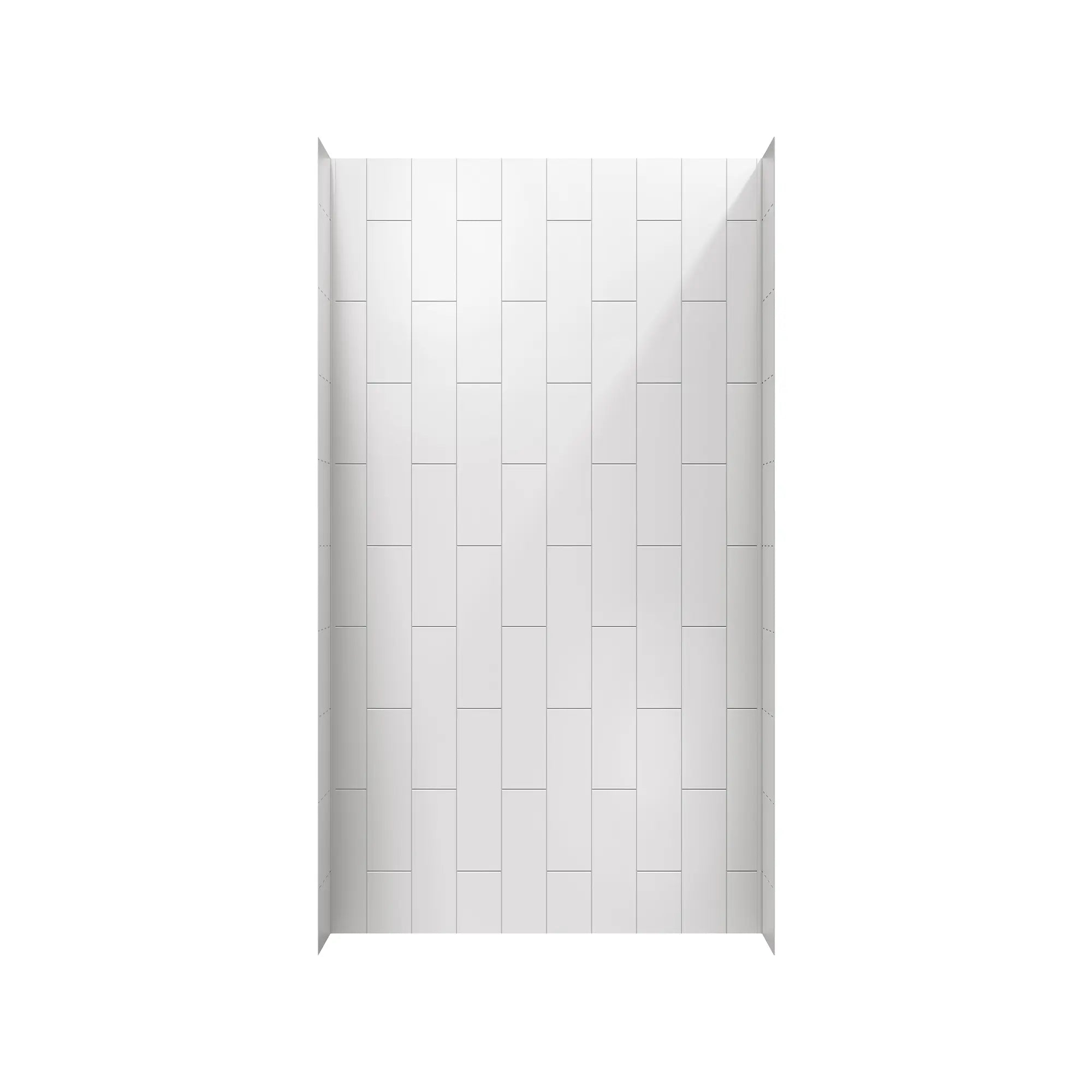 Aspirations 48 x 36 x 84-Inch Vertical Tile Shower Wall Set // WHITE // 188368_Aspirations_SiloFront_2951SWT48.020_0001_APRIL2023_0_CDNwebp_391a797c-89bd-4bf6-a43d-c7248f21710d.webp