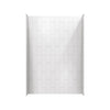 [2951SWT36.020] Aspirations 60 x 36 x 84-Inch Vertical Tile Shower Wall Set - White