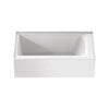 [2965202.020] Aspirations 60 x 36-Inch Integral Apron Bathtub With Left-Hand Drain - White