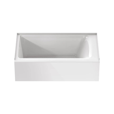 Aspirations 60 x 36-Inch Integral Apron Bathtub With Left-Hand Drain