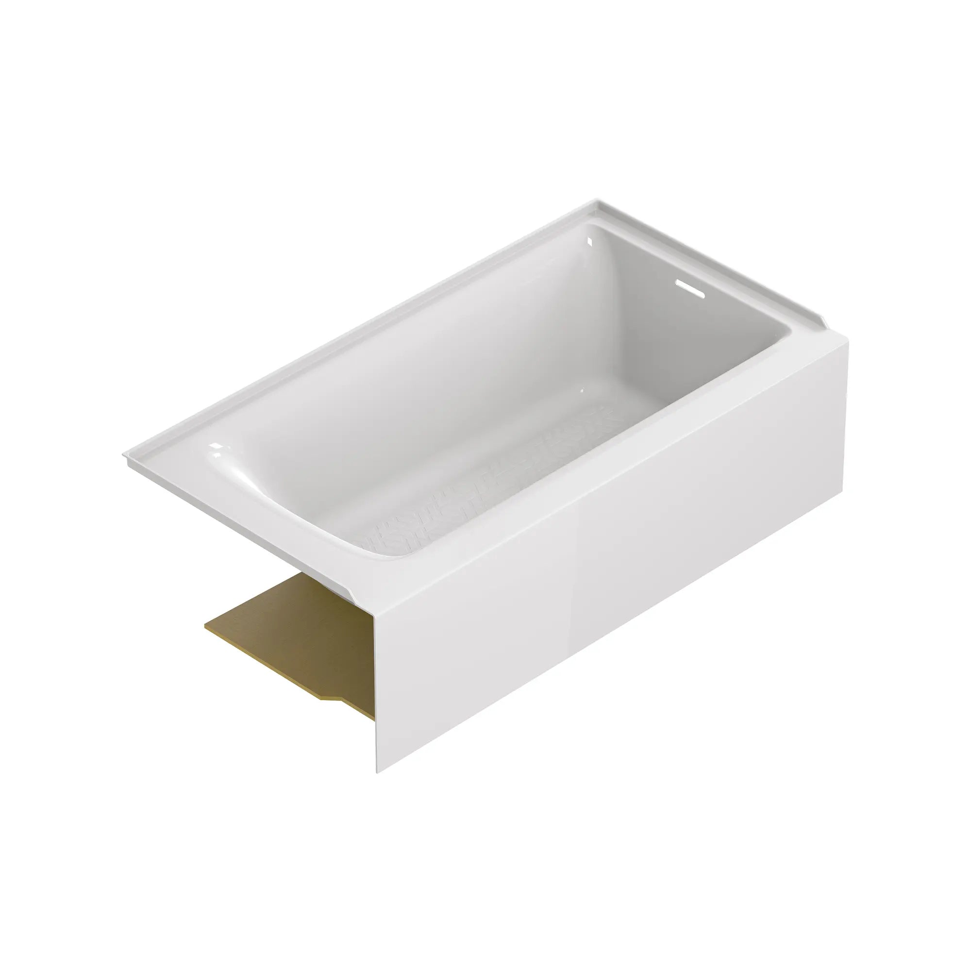 Aspirations 60 x 32-Inch Integral Apron Bathtub With Right-Hand Drain // 60 X 32 IN / RIGHT / WHITE // 188421_Aspirations_SiloRight_2964102.020_0001_APRIL2023_0_CDNwebp.webp