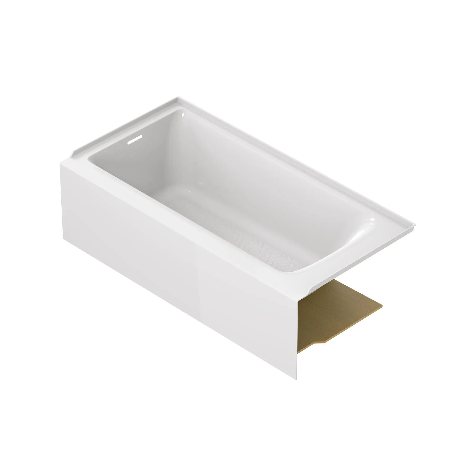 Aspirations 60 x 30-Inch Integral Apron Bathtub With Left-Hand Drain // 60 X 30 IN / LEFT / WHITE // 188441_Aspirations_SiloLeft_2963202_0001_APRIL2023_0_CDNwebp.webp