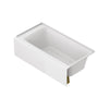 [2964102.020] Aspirations 60 x 32-Inch Integral Apron Bathtub With Right-Hand Drain - White