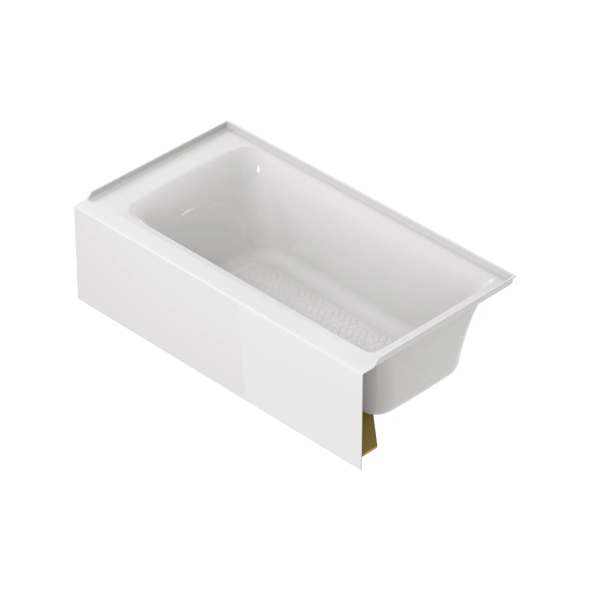 Aspirations 60 x 32-Inch Integral Apron Bathtub With Right-Hand Drain // 60 X 32 IN / RIGHT / WHITE // 188442_Aspirations_SiloLeft_2964102.020_0001_APRIL2023_0_CDNwebp.webp