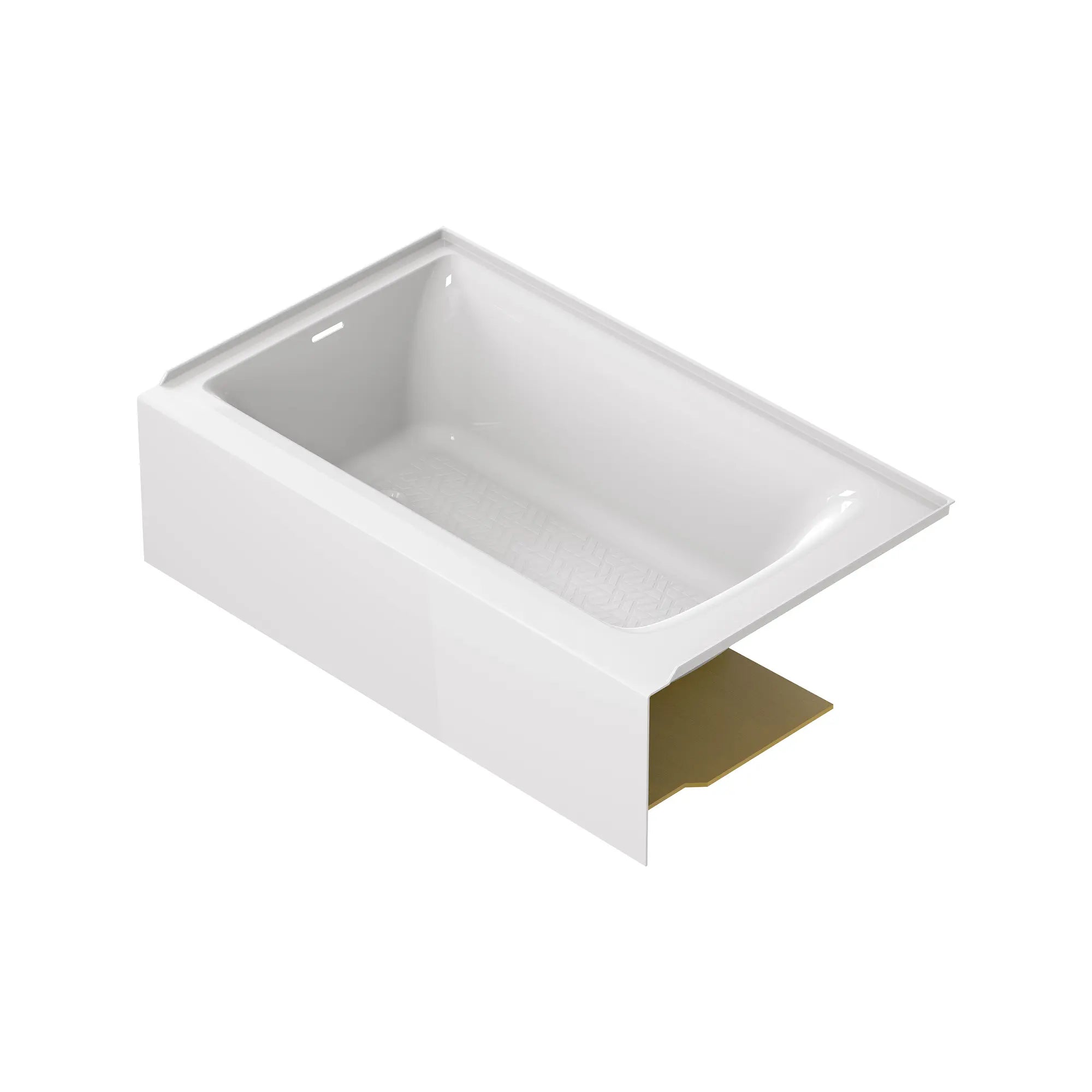 Aspirations 60 x 36-Inch Integral Apron Bathtub With Left-Hand Drain // 60 X 36 IN / LEFT / WHITE // 188445_Aspirations_SiloLeft_2965202_0001_APRIL2023_0_CDNwebp.webp