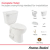[731AA001S.020] Champion 4 Two-Piece 1.6 gpf/6.0 Lpf Chair Height Elongated Toilet with Seat - White