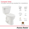 [767BA101.020] Champion®4 Two-Piece 1.28 gpf/4.8 Lpf Chair Height Round-Front Toilet with Seat - White