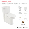 [2514101S.020] Clean 1.28 GPF Left Trip Lever Chair Height Elongated-Front 12-in. Rough-In Toilet with Seat - White