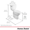 [3378128ST.020] Cadet 3 FloWise 1.28 GPF/4.8 LPF Left Trip Lever Chair Height Elongated-Front Toilet with Slow Close Seat - White