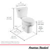 [773CA101.020] Reliant® Two-Piece Standard Height Elongated Toilet with Seat - White