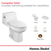 [753AA101.020] Mainstream One-Piece Chair Height Elongated Toilet - White