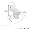 [753AA101.020] Mainstream One-Piece Chair Height Elongated Toilet - White