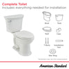 [717AA101S.020] Esteem VorMax Two-Piece 1.28 gpf/4.8 Lpf Chair Height Elongated Toilet less Seat - White
