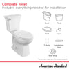 [765AA151.020] Edgemere Two-Piece 1.28 gpf/4.8 Lpf Chair Height Elongated Lined Toilet with Seat - White