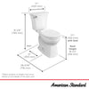 [765BA101.020] Edgemere Two-Piece 1.28 gpf/4.8 Lpf Chair Height Round Front Toilet with Seat - White