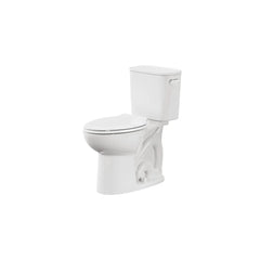 [250AA808.020] EcoStrength Aspiration Two-Piece 0.80 gpf/3 Lpf Chair Height Elongated Toilet Less Seat with RHTL - White
