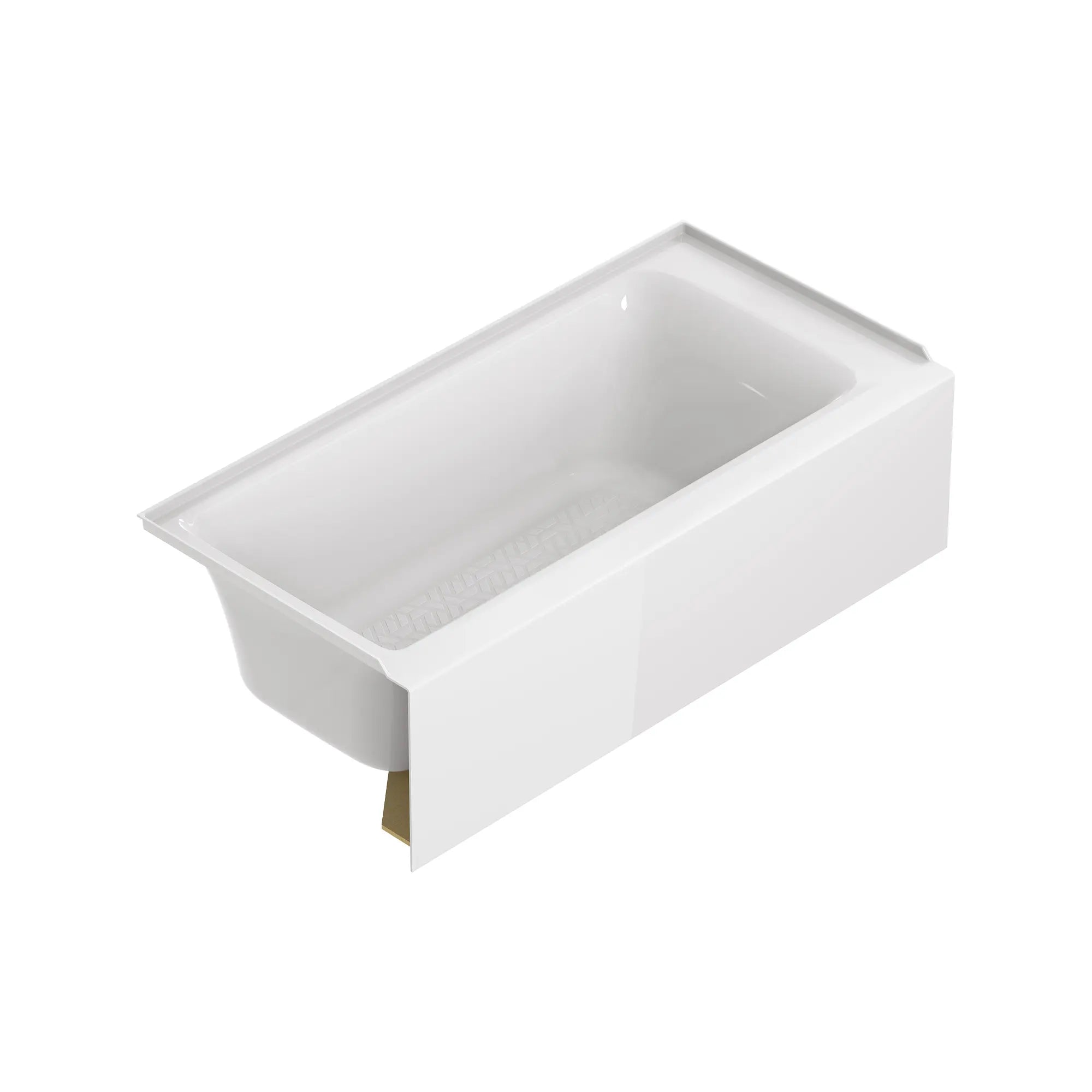 Aspirations 60 x 30-Inch Integral Apron Bathtub With Left-Hand Drain // 60 X 30 IN / LEFT / WHITE // 193154_Aspirations_SiloRight_2963202.020_0001_APRIL2023_0_CDNwebp.webp