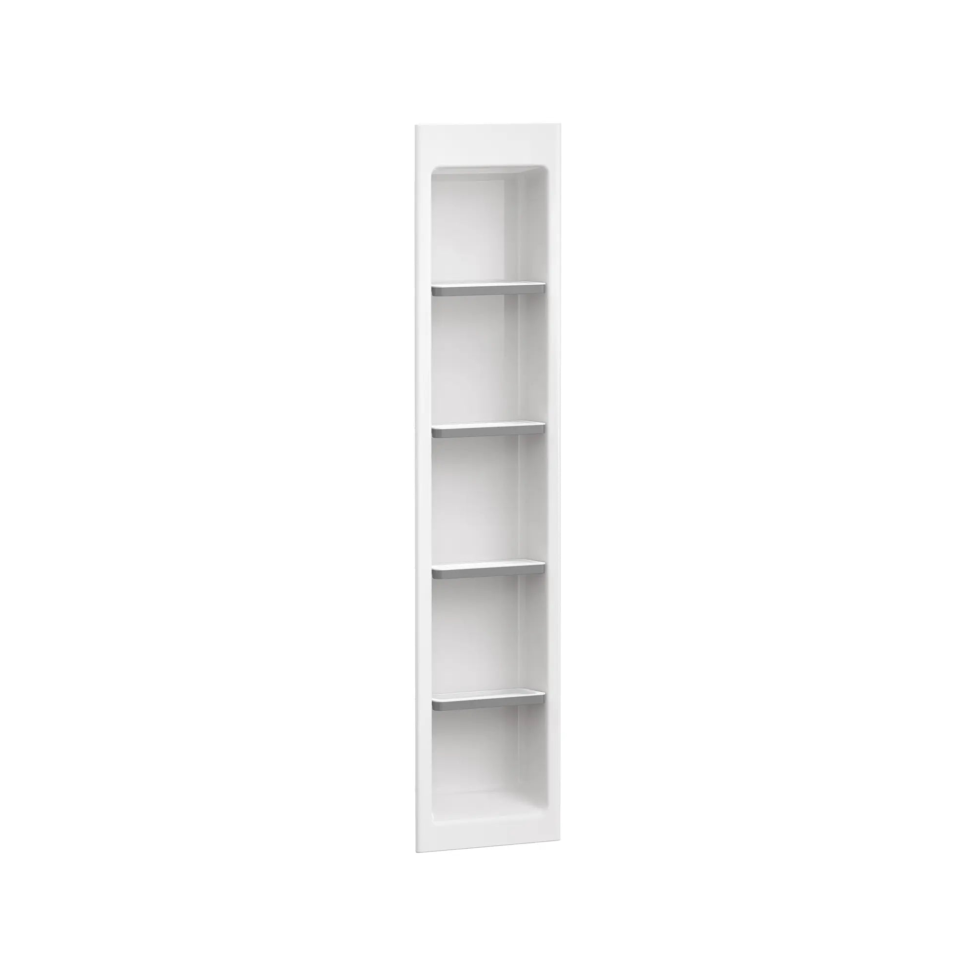 Aspirations 15 x 65-Inch In-Wall Customizable Shelving Unit // WHITE // 193157_Aspirations_SiloRight_7192000_0001_APRIL2023_0_CDNwebp.webp