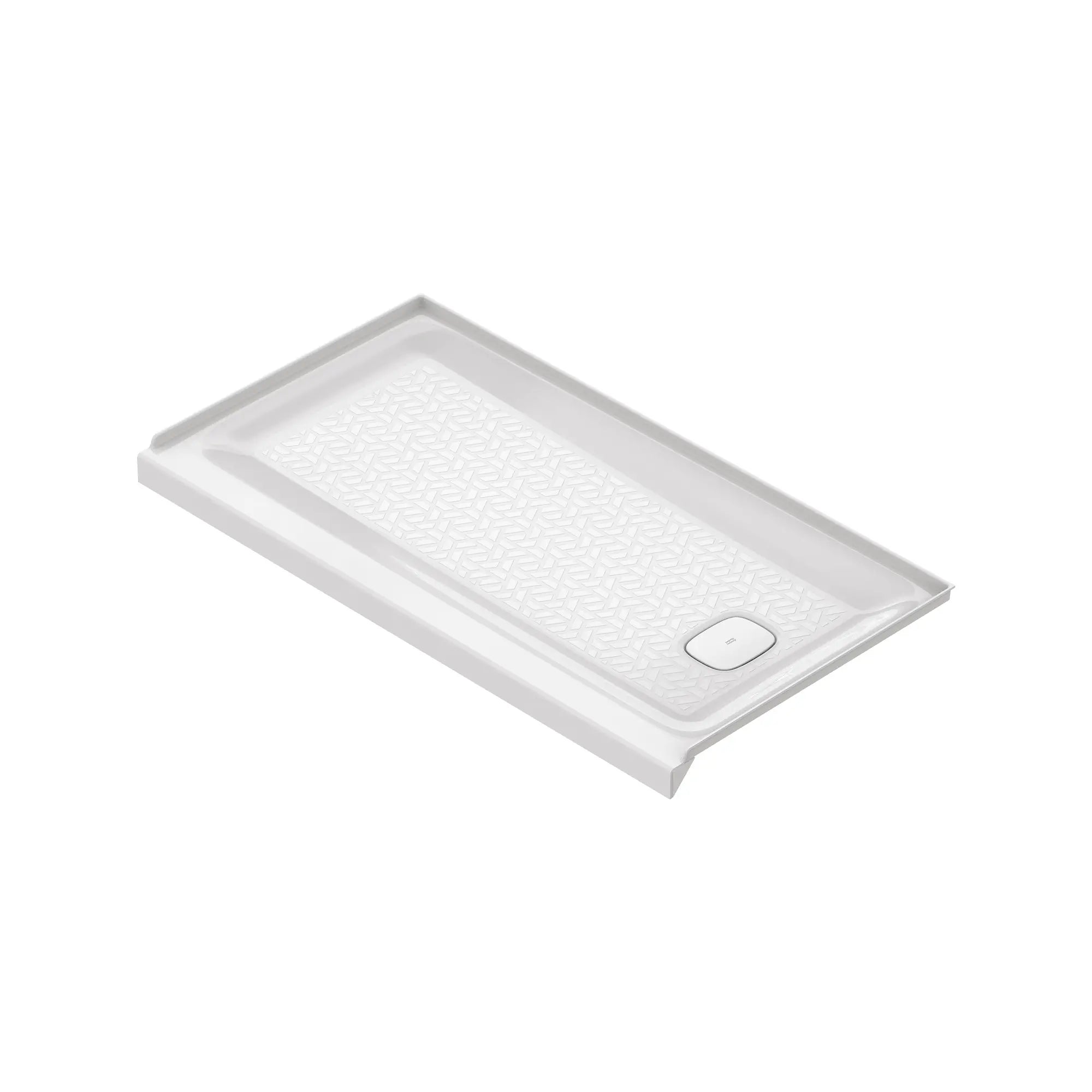 Aspirations 60 x 32-Inch Single Threshold Shower Base With Right-Hand Drain // 60 X 32 IN / RIGHT / WHITE // 193173_Aspirations_SiloLeft_A8020T-RHO_0001_APRIL2023_0_CDNwebp.webp