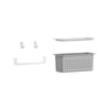[7194000.020] Aspirations Customizable Shelving 5-Piece Accessories Kit - White