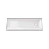 [A8020T-RHO.020] Aspirations 60 x 32-Inch Single Threshold Shower Base With Right-Hand Drain - White