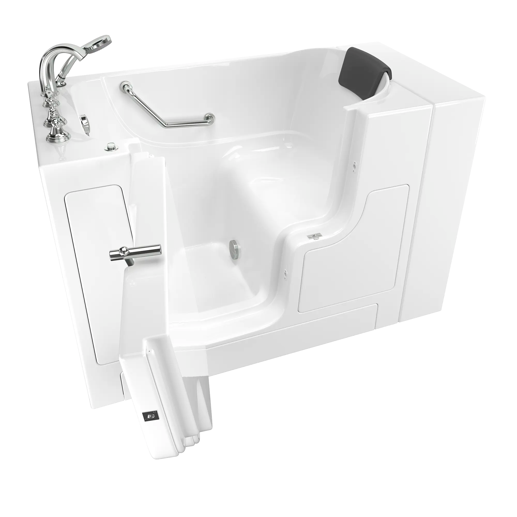 Gelcoat Premium Series 30 x 52 -Inch Walk-in Tub With Soaker System - Left-Hand Drain With Faucet // WHITE // 204432_3052OD109SLW_SSOD5230LS-WH_KO_0_CDNwebp.webp