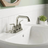 Kenridge Two-Handle Centerset Bathroom Faucet //   BRUSHED NICKEL // 233948_Kenridge_EnvironmentCloseUp_1037042950_0001_Nov2023_CDNwebp.webp
