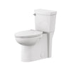 [2514101S.020] Clean 1.28 GPF Left Trip Lever Chair Height Elongated-Front 12-in. Rough-In Toilet with Seat - White