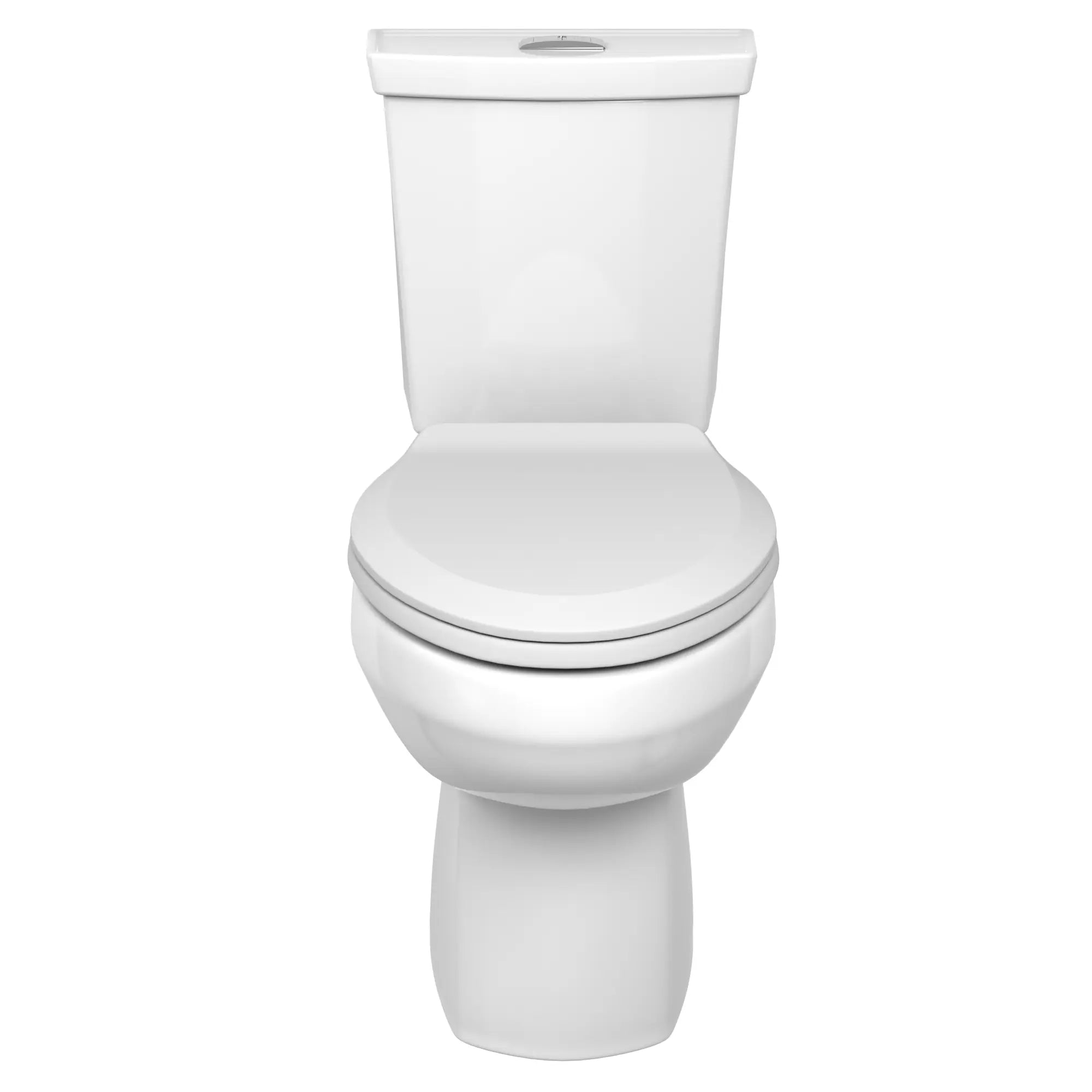 H2Option® Two-Piece Dual Flush 1.28 gpf/4.8 Lpf and 0.92 gpf/3.5 Lpf Chair Height Elongated Toilet With Seat and Wax Ring // WHITE // 236739_H2Option_SiloFront_606AA002.020_0001_Jan2024_CDNwebp.webp