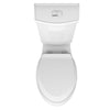 [606AA002.020] H2Option® Two-Piece Dual Flush 1.28 gpf/4.8 Lpf and 0.92 gpf/3.5 Lpf Chair Height Elongated Toilet With Seat and Wax Ring - White