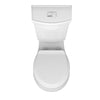 [606DA002.020] H2Option® Two-Piece Dual Flush 1.28 gpf/4.8 Lpf and 0.92 gpf/3.5 Lpf Standard Height Round Front Toilet With Seat and Wax Ring - White