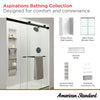 [2951SWT48.020] Aspirations 48 x 36 x 84-Inch Vertical Tile Shower Wall Set - White