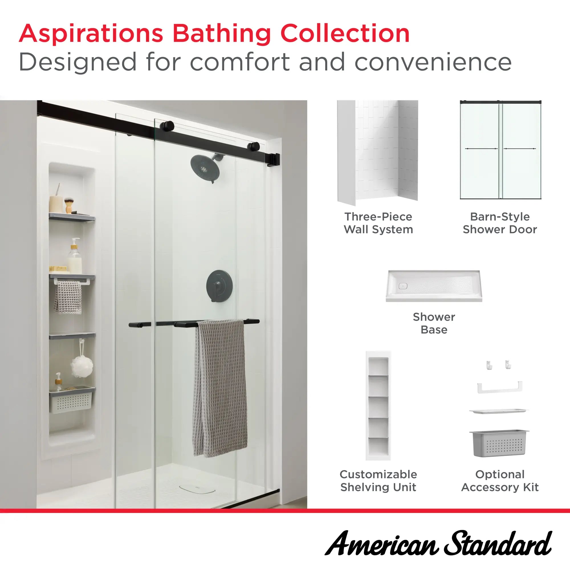Aspirations 60 x 32 x 84-Inch Vertical Tile Shower Wall Set // WHITE // 238003_Aspirations_Infographic_2951SWT32_0004_JAN2024_1_CDNwebp.webp
