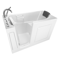[SSM-6030LS-WH] Gelcoat Premium Series 60x30 Inch Soaking Walk-In Bathtub - Left Hand Door and Drain - Biscuit