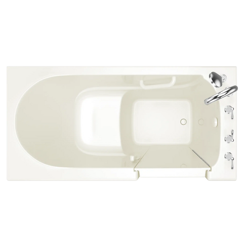 Gelcoat Entry Series 60 x 30-Inch Walk-In Tub With Soaker System – Right-Hand Drain With Faucet
